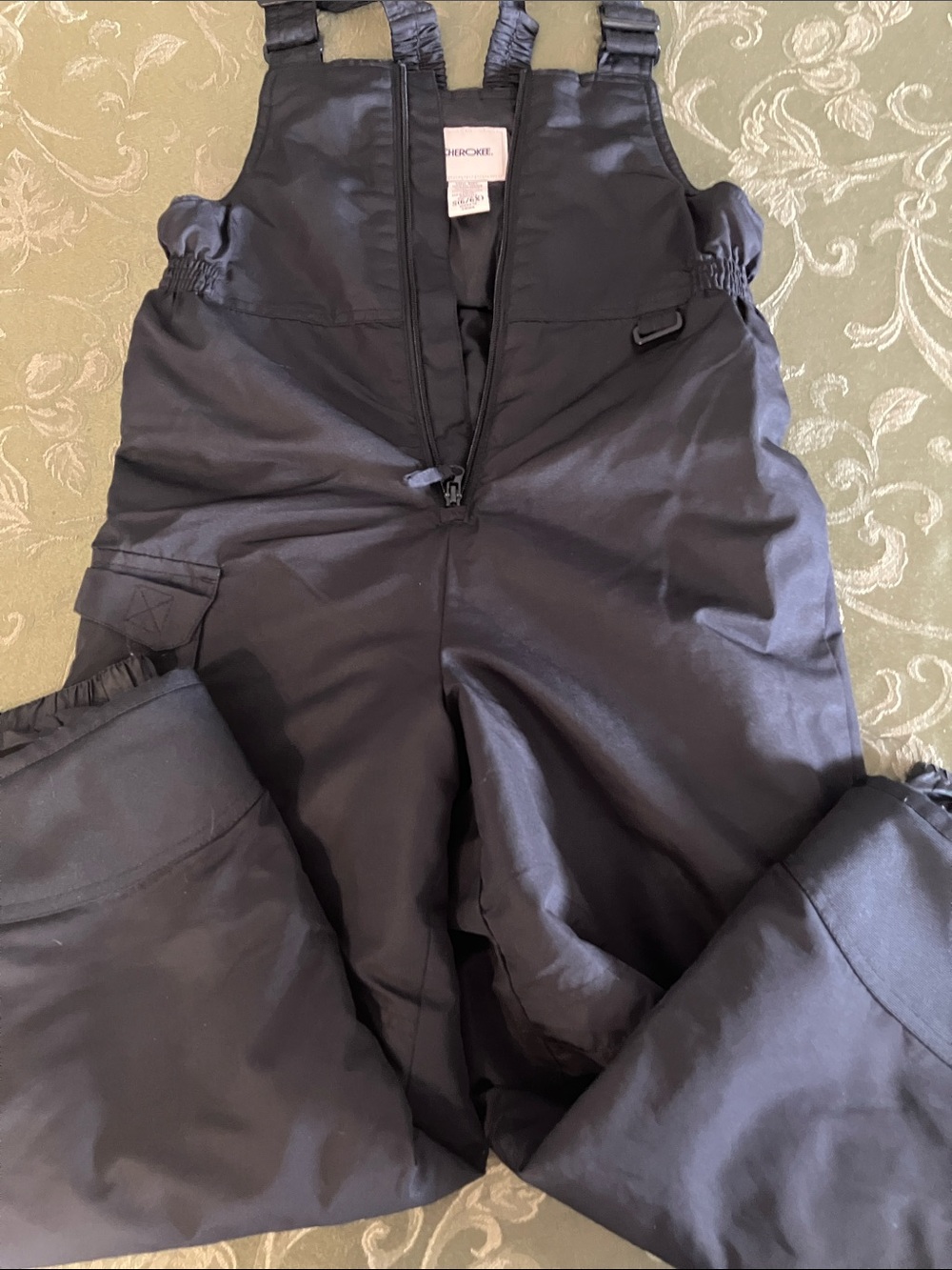 Cherokee Black Kids Snow Bibs Overalls